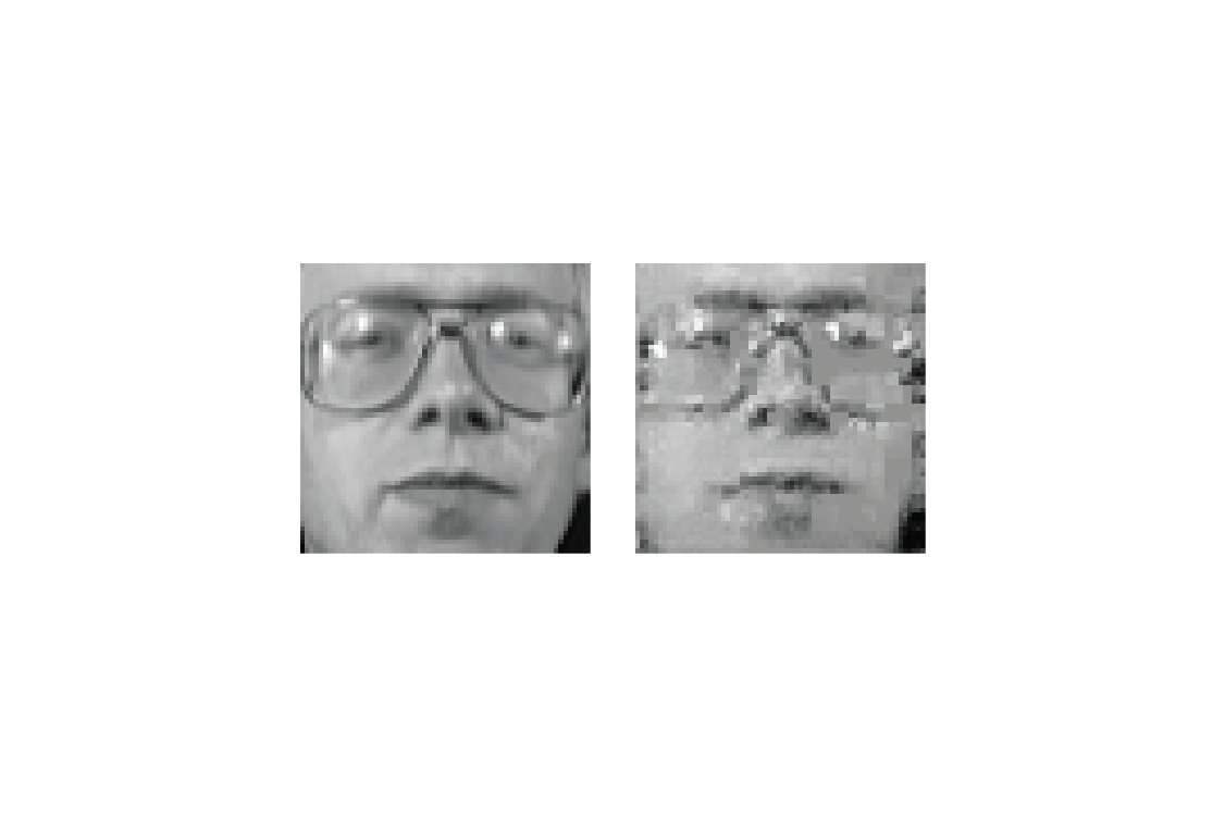 Training data (left) can be reconstructed (right) by a malicious node (images taken from “Deep Models Under the GAN: Information Leakage from Collaborative Deep Learning” by Briland Hitaj, Giuseppe Ateniese, and Fernando Perez-Cruz).